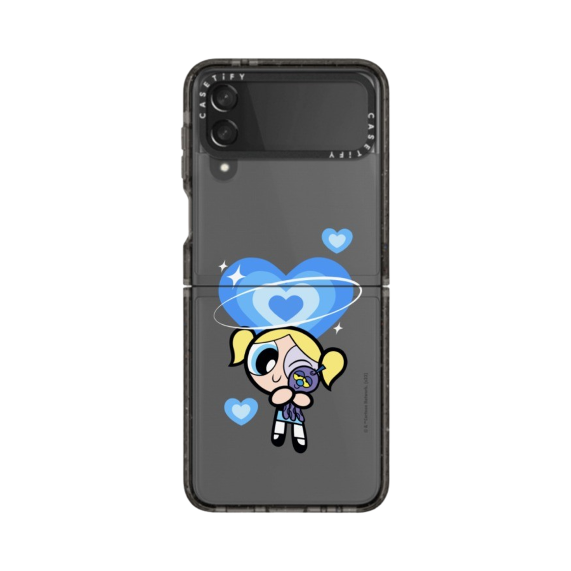 케이스티파이 x 파워퍼프걸 갤럭시 커스텀 버블 임팩트 케이스 클리어 블랙(Casetify x The Powerpuff Girls Galaxy Custom Bubbles Impact Case Clear Black) - 1
