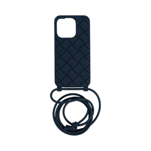 Bottega Veneta iPhone 15 Pro Case Deep Blue