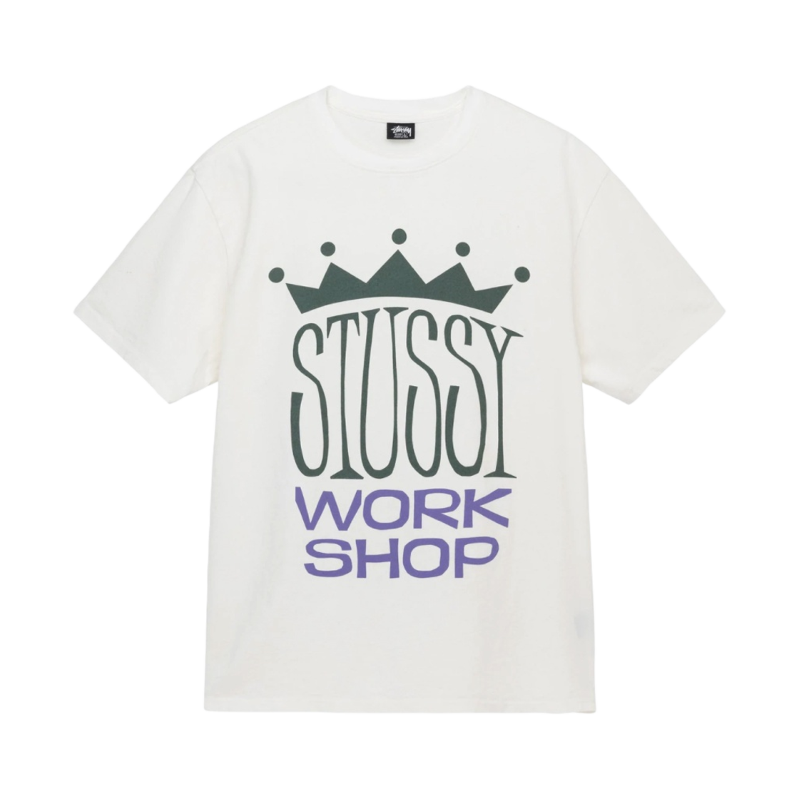 스투시 x 아워레가시 킹 사이즈 피그먼트 다이드 티셔츠 내츄럴