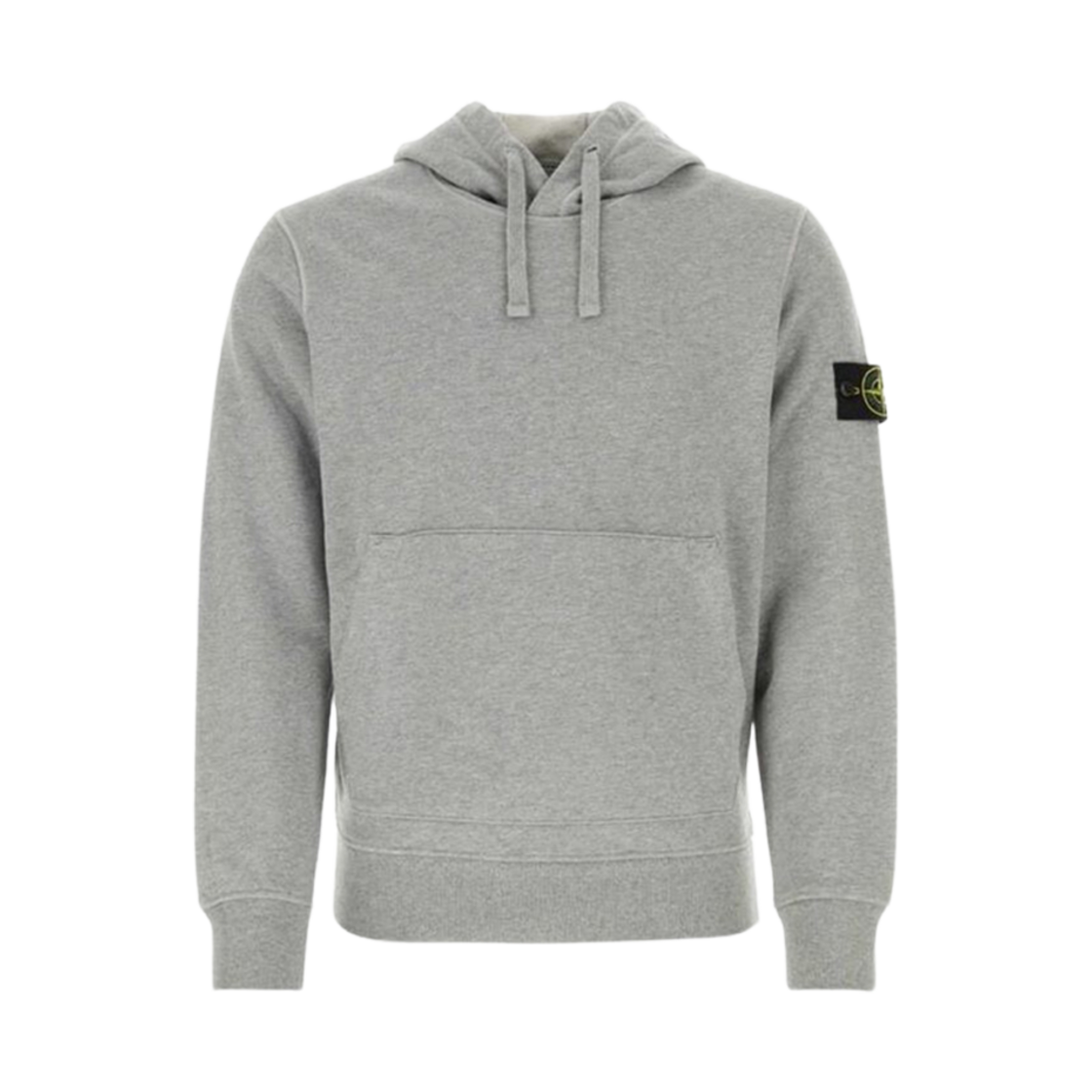 스톤 아일랜드 64151 코튼 플리스 후드 스웨트셔츠 더스트 멜란지 - 24SS