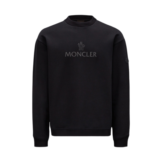 Moncler Logo Patch Sweatshirt Black - 23SS