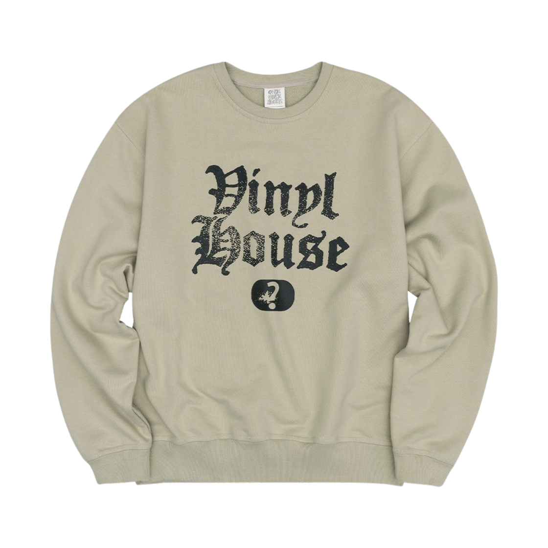 더바이닐하우스 퀘스쳔 마크 스웨트셔츠 샌드(Thevinylhouse Question Mark Sweatshirt Sand)