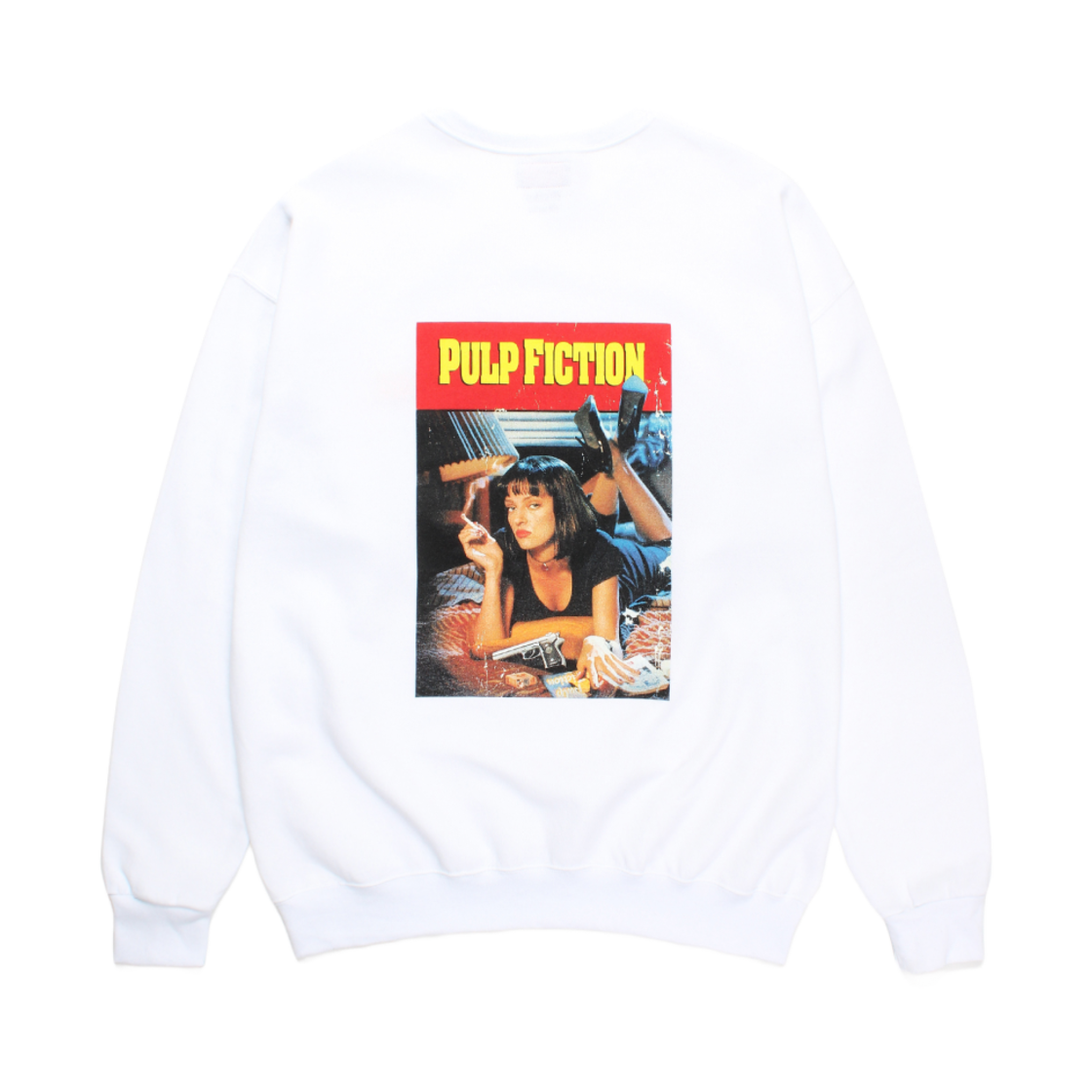 5193 Wacko Maria x Pulp Fiction Sweat Shirt White