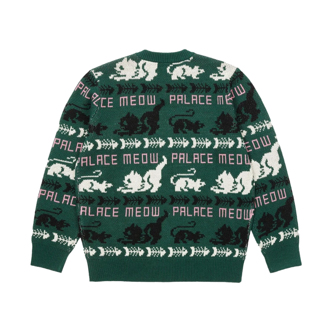 팔라스 미야오 니트 그린 - 22FW(Palace Meow Meow Knit Green - 22FW) - 2
