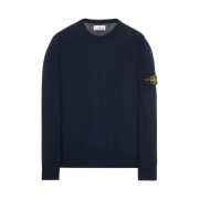 Stone Island 540B2 Soft Cotton Crewneck Knit Navy Blue - 23SS