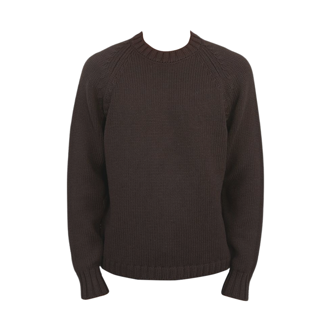 22CTCUM01199-006450-595 Ten C Round Neck Wool Knit Dark Brown
