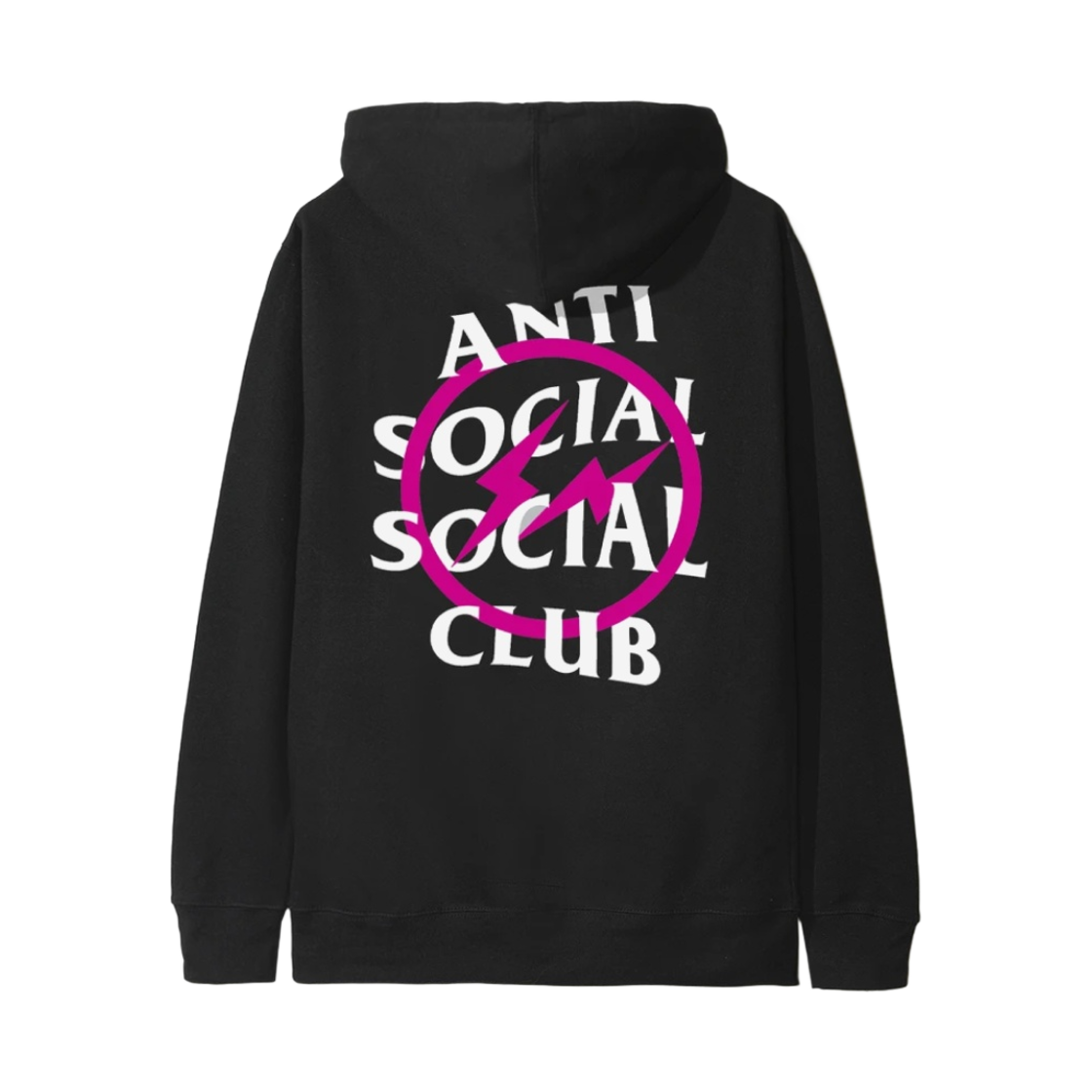 안티 소셜 소셜 클럽 x 프라그먼트 볼트 후드 핑크