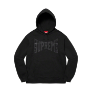 Supreme Rhinestone Shadow Hooded Sweatshirt Black - 22FW