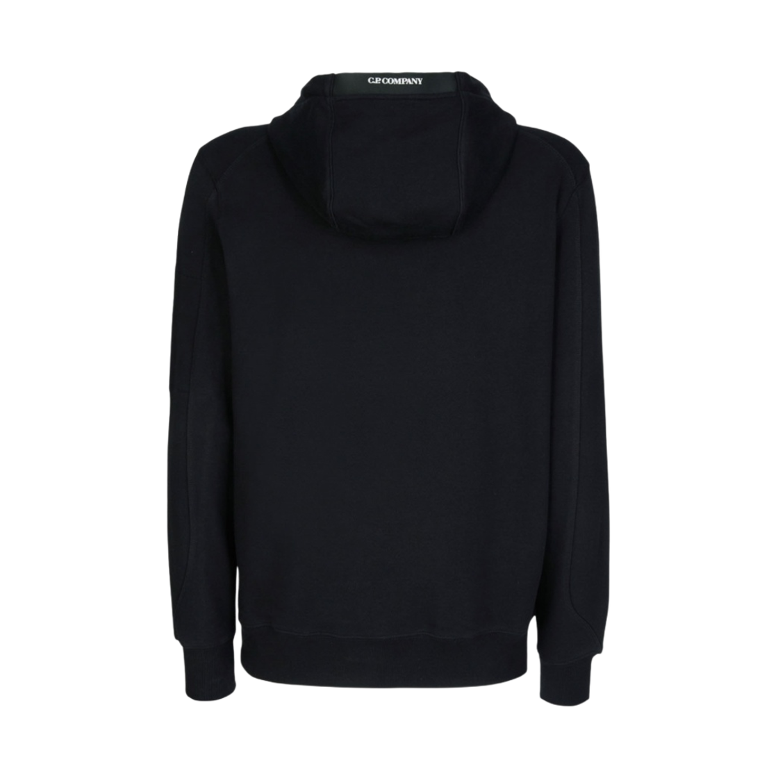 C.P. 컴퍼니 다이애그널 레이즈드 플리스 풀오버 후드 블랙 - 22SS(C.P. Company Diagonal Raised Fleece Pullover Hoodie Black - 22SS) - 2