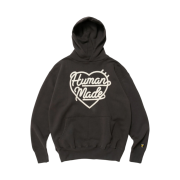 Human Made Heart Tsuriami Hoodie Black