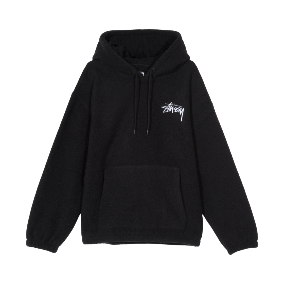 스투시 브론슨 폴라 플리스 후드 블랙(Stussy Bronson Polar Fleece Hoodie Black) - 1