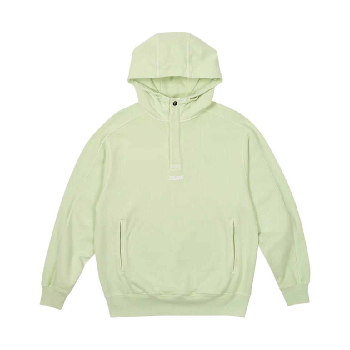 팔라스 워시드 테리 1/4 플래킷 후드 모히토 - 23SS(Palace Washed Terry 1/4 Placket Hood Mojito - 23SS) - 1