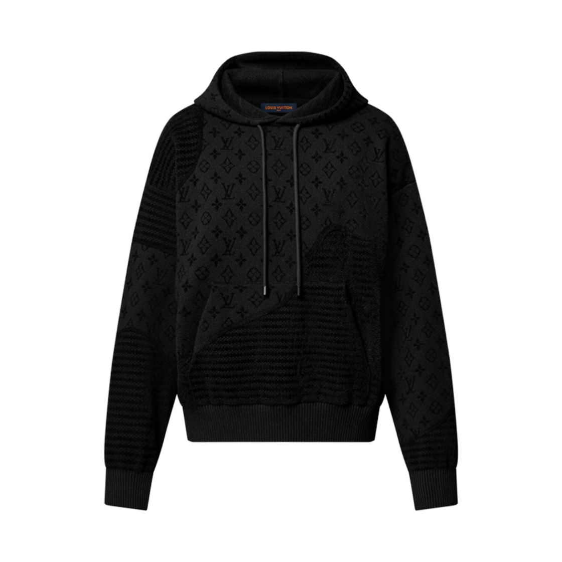 루이비통 그래픽 자카드 후드 블랙(Louis Vuitton Graphic Jacquard Hoodie Black)