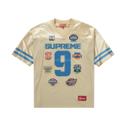 Supreme Championships Embroidered Football Jersey Gold - 23FW