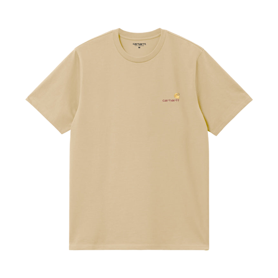 I029956-1YR-XX Carhartt WIP American Script T-Shirt Rattan