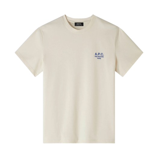 A.P.C. Raymond T-shirt Off White Blue