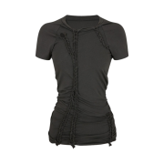 Kashiko Braided Tee Chacoal