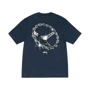 Stussy Chain Link T-Shirt Navy