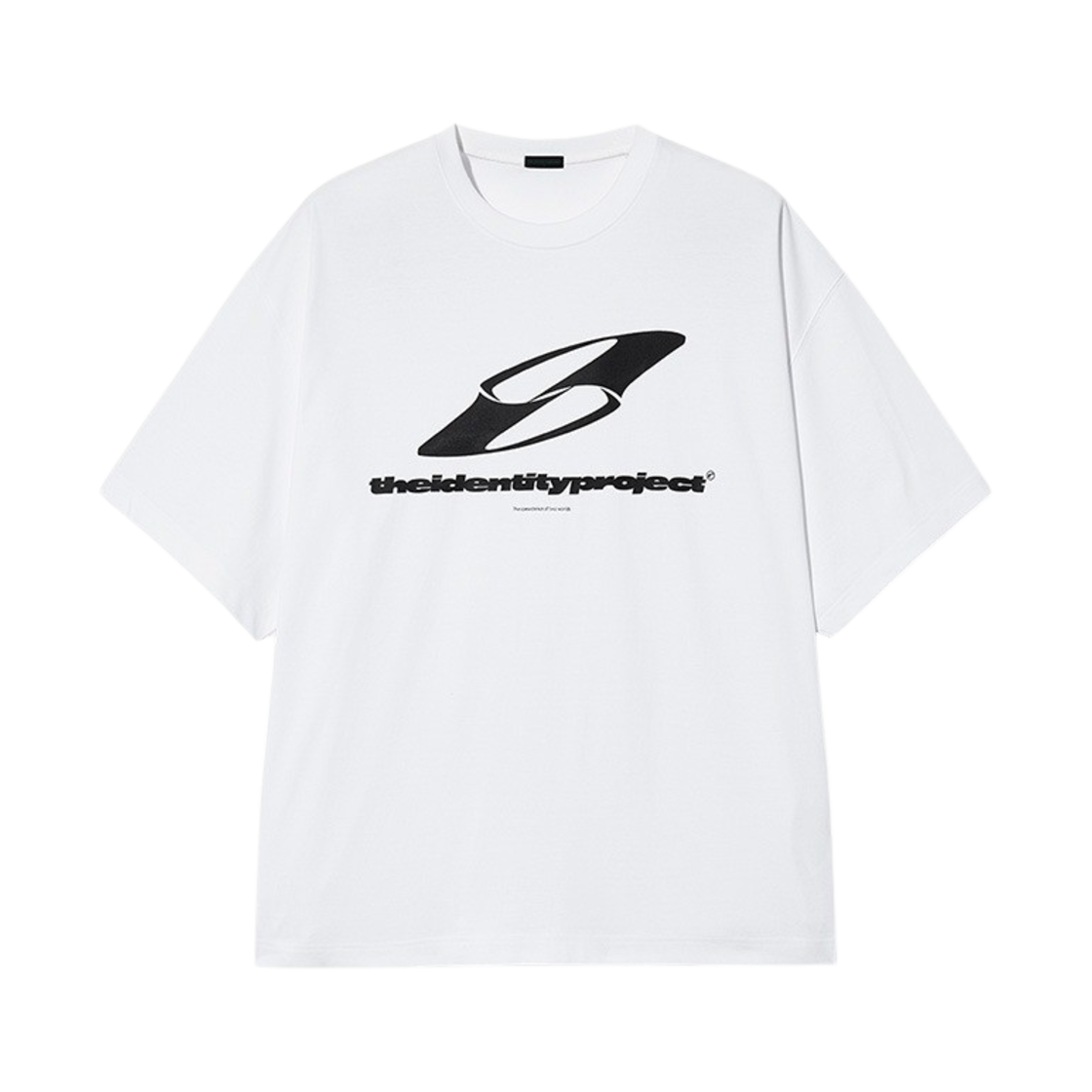 TIP_231 THE IDENTITY PROJECT Grass Combi Round Half Sleeve White