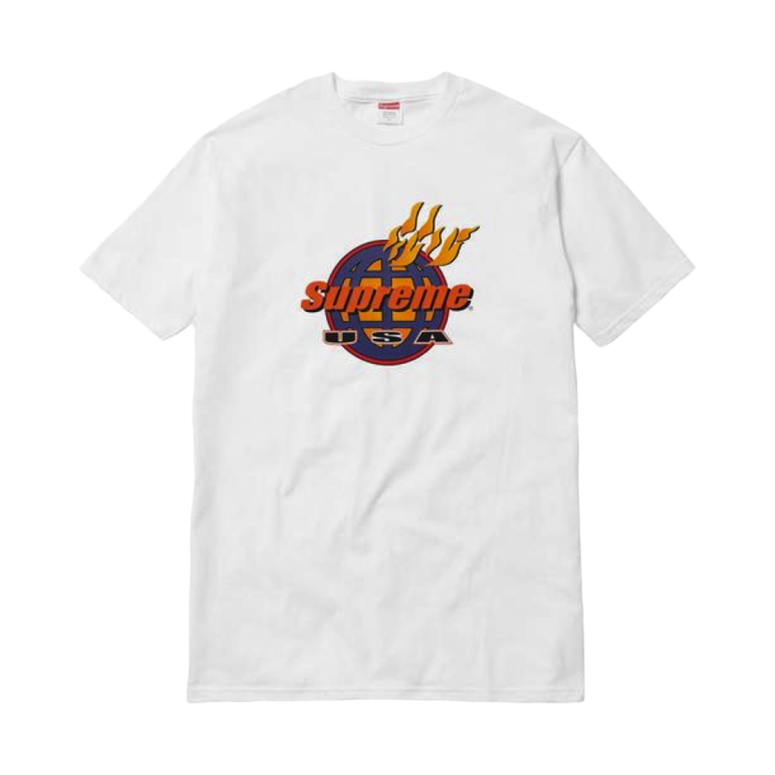 슈프림 파이어 티셔츠 화이트 - 17FW(Supreme Fire T-Shirt White - 17FW) - 1