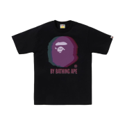 BAPE Glitch Art By Bathing T-Shirt Black