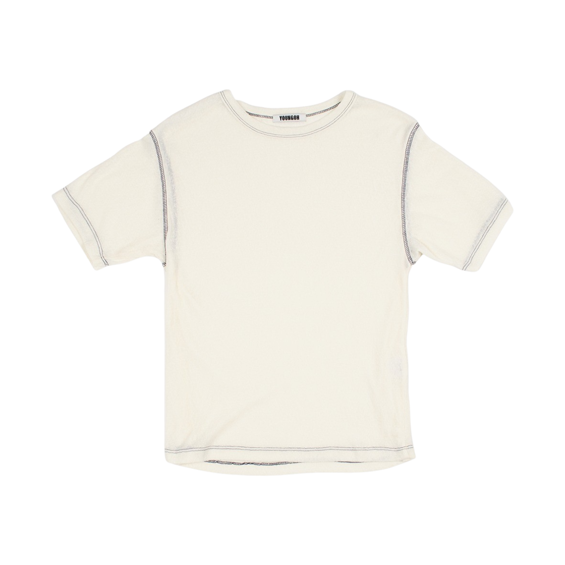 See-Through Loose fit T-shirt IVORY YOUNGOH See-Through Loose Fit T-Shirt Ivory