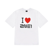 2NE1 I Love T-Shirt White