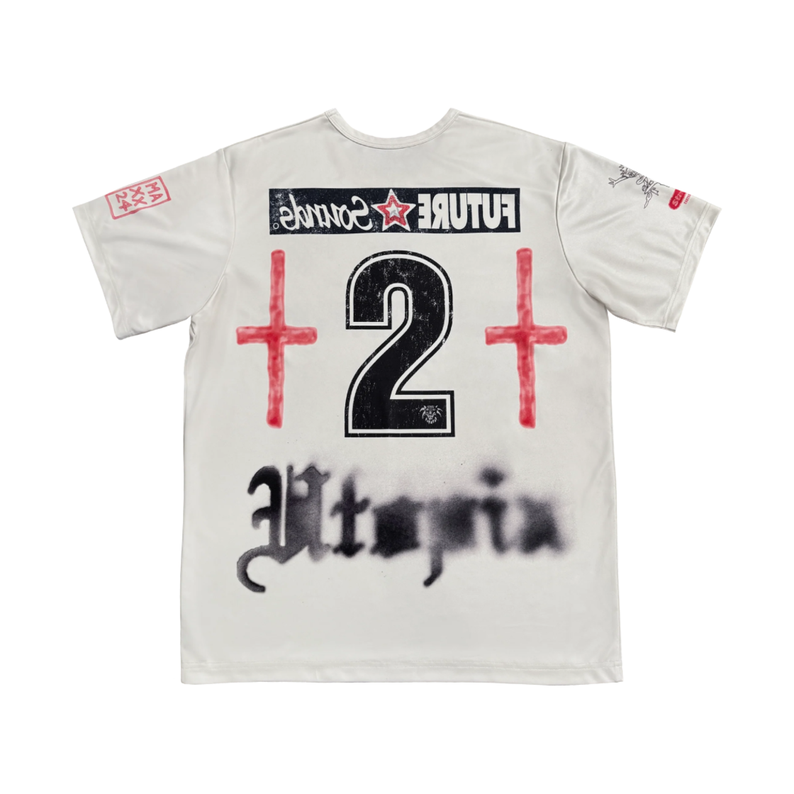 트래비스 스캇 잉글랜드 사커 저지 화이트(Travis Scott England Soccer Jersey White)