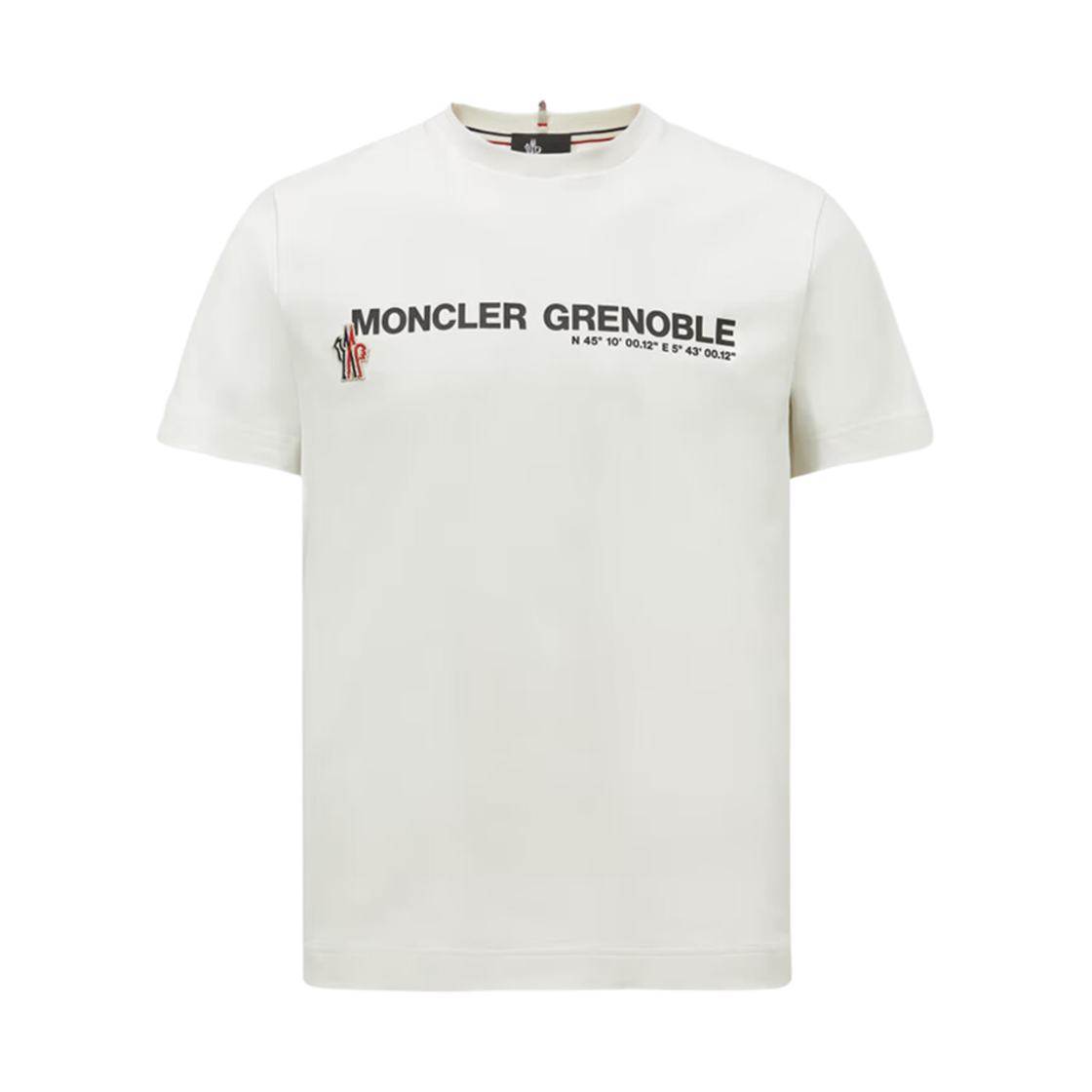 K1-097-8C00001-89AW1-041 Moncler Logo Cotton T-Shirt White Ivory - 25SS