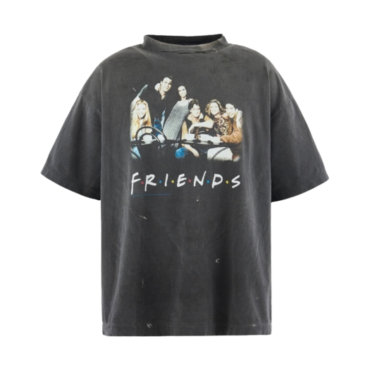 SM-HR8-0000-C56 Saint Mxxxxxx x Friends T-Shirt Black - 25SS