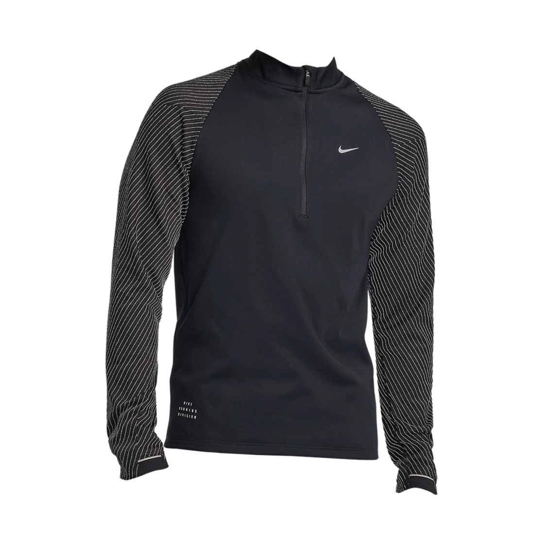 나이키 드라이핏 엘리먼트 디비전 러닝 탑 블랙 - 아시아(Nike Dri-Fit Element Division Running Top Black - Asia) - 1