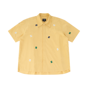 Hongwoosung Embroidery Flower Shirt Yellow
