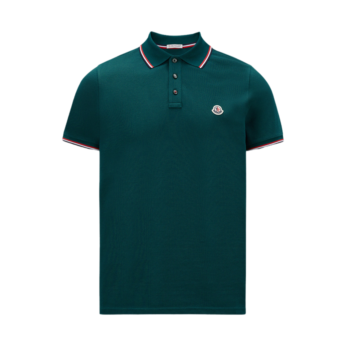 몽클레르 로고 패치 폴로 셔츠 다크 그린 - 23SS(Moncler Logo Patch Polo Shirt Dark Green - 23SS)
