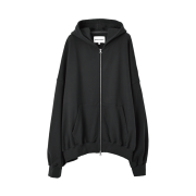 Permanent Archive Sweat Hoodie Zip-Up Deep Charcoal
