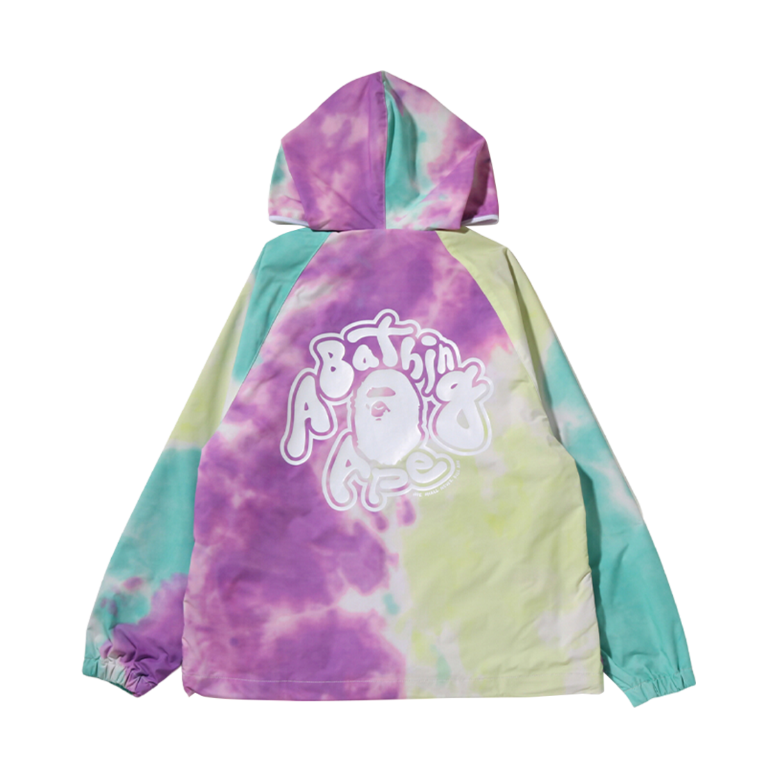(W) 베이프 타이다이 오버사이즈 풀 집 후드 자켓 카이스((W) BAPE Tie-Dye Oversized Full Zip Hoodie Jacket Caise) - 2
