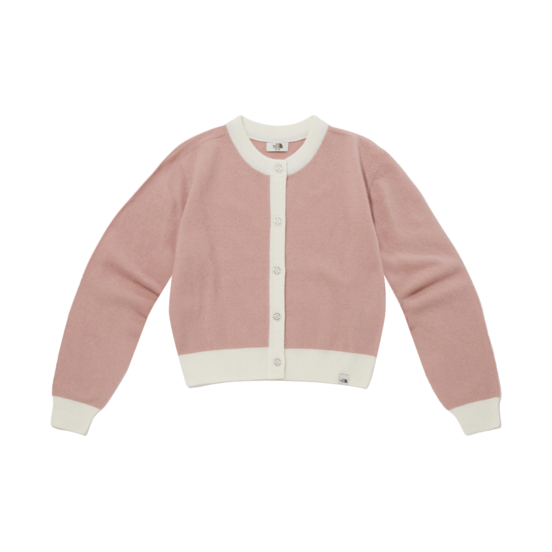 NJ5SP80K (W) The North Face White Label Veluca Sweater Cardigan Pink