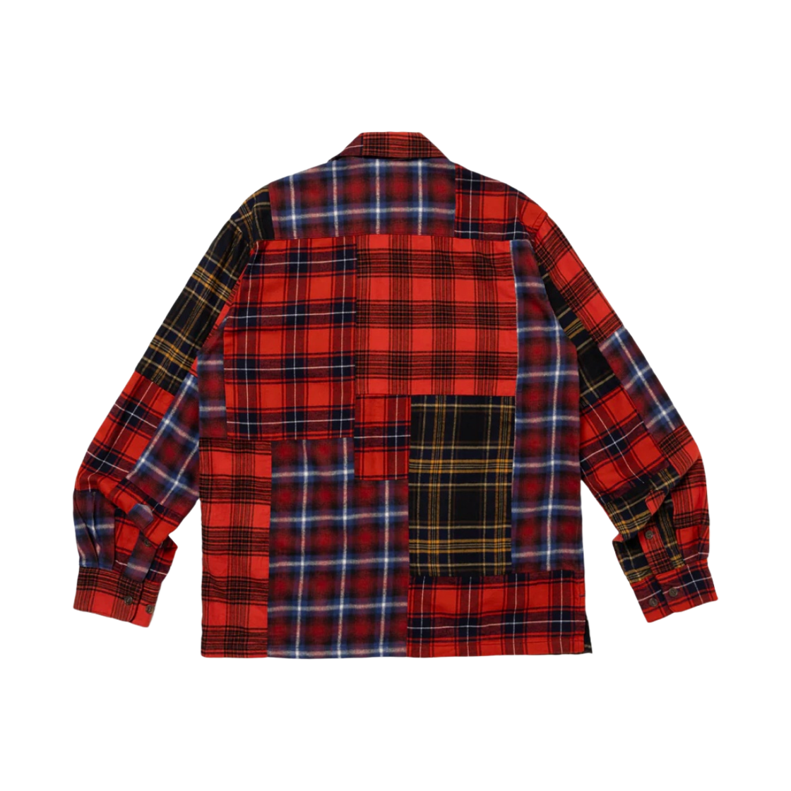 휴먼 메이드 크레이지 체크 롱슬리브 셔츠 레드(Human Made Crazy Check L/S Shirt Red) - 2