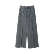(W) Lemaire Loose Pants Denim Stone Grey