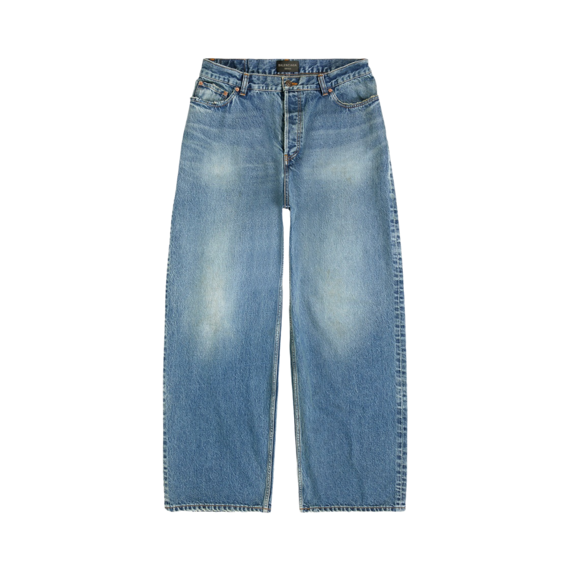 발렌시아가 라지 배기 진 블루