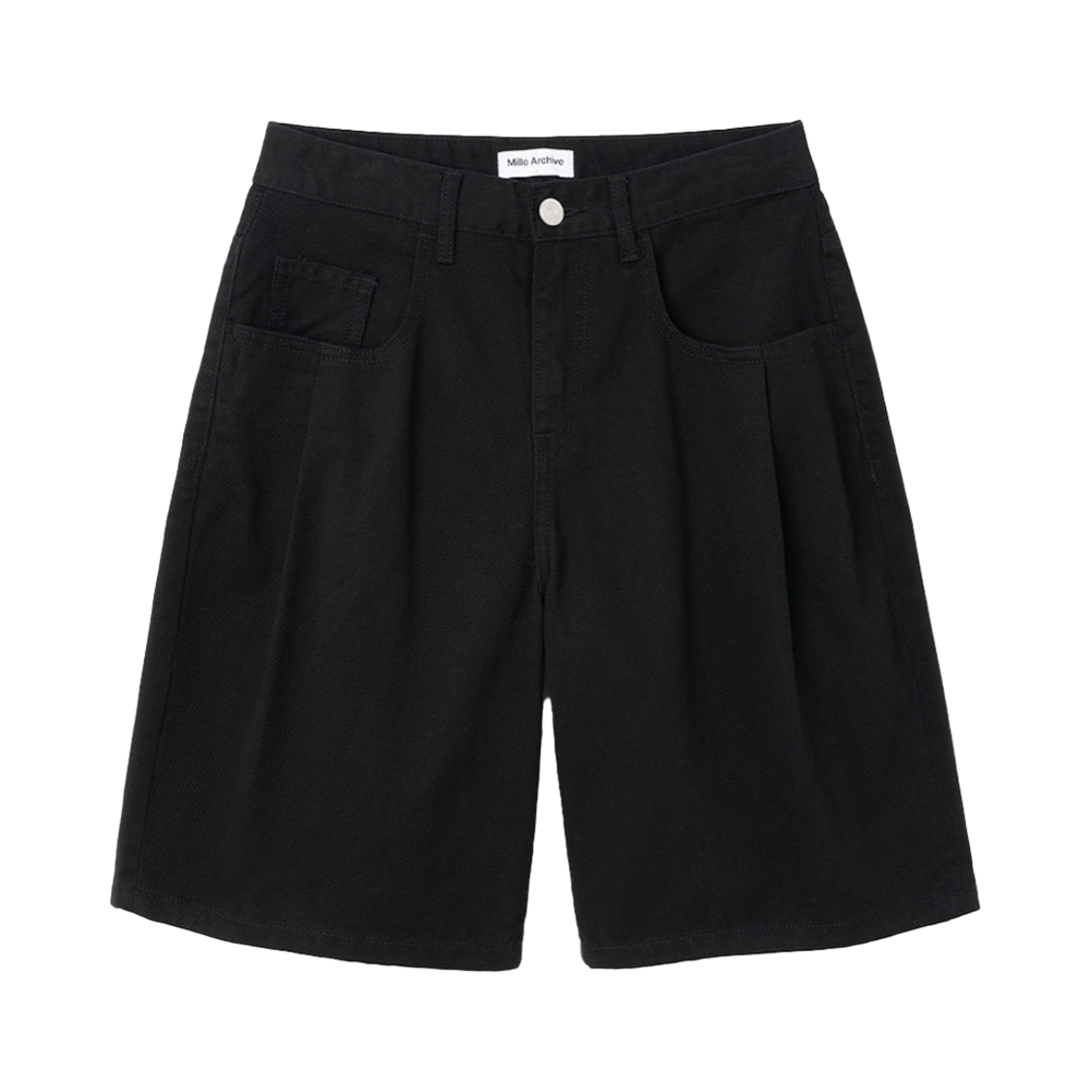 밀로 아카이브 데님 버뮤다 팬츠 블랙(Millo Archive Denim Bermuda Pants Black)