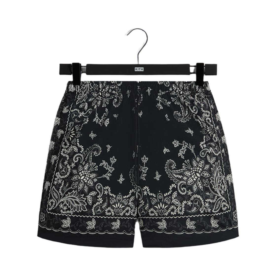 Kith ASHTON SWIM ペイズリー柄 ショートパンツ XS ブラック Kith Swim