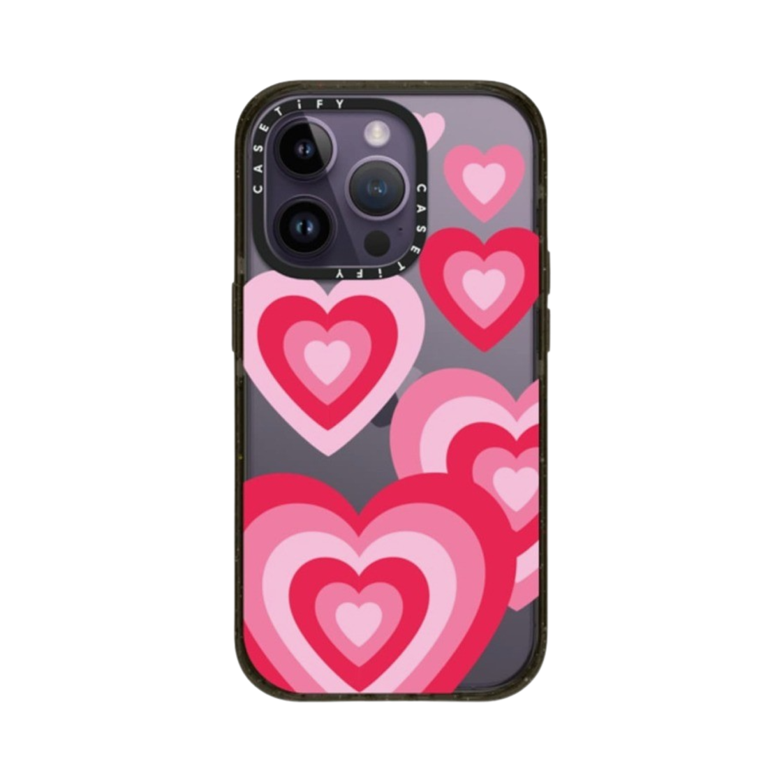 케이스티파이 아이폰 LUV 임팩트 케이스 클리어 블랙(Casetify iPhone LUV Impact Case Clear Black) - 1