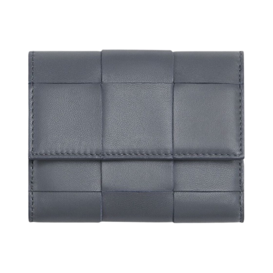 보테가 베네타 트라이폴드 지퍼 지갑 썬더(Bottega Veneta Tri-Fold Zip Wallet Thunder) - 1