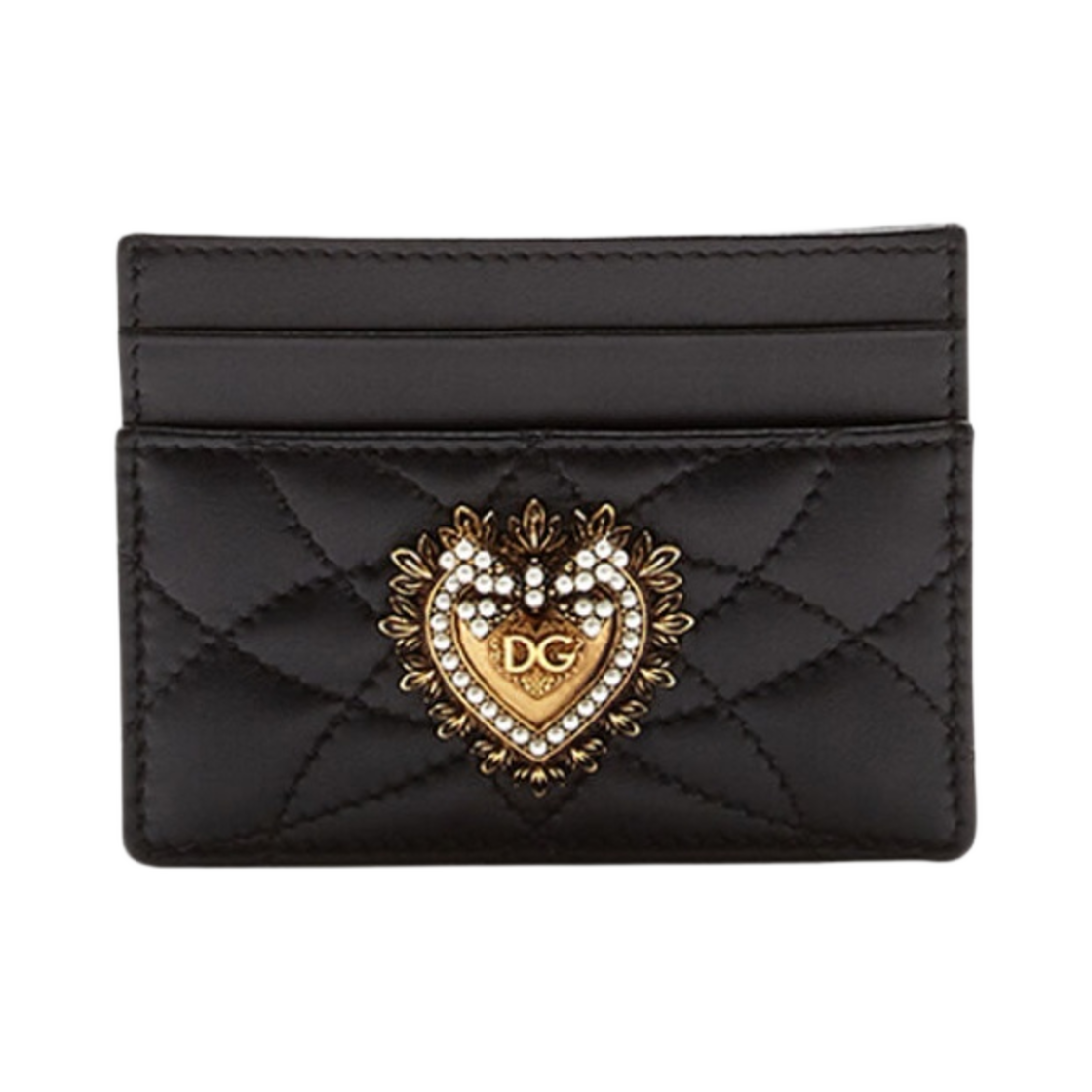 돌체 앤 가바나 디보션 크레딧 카드 홀더 블랙(Dolce & Gabbana Devotion Credit Card Holder Black)
