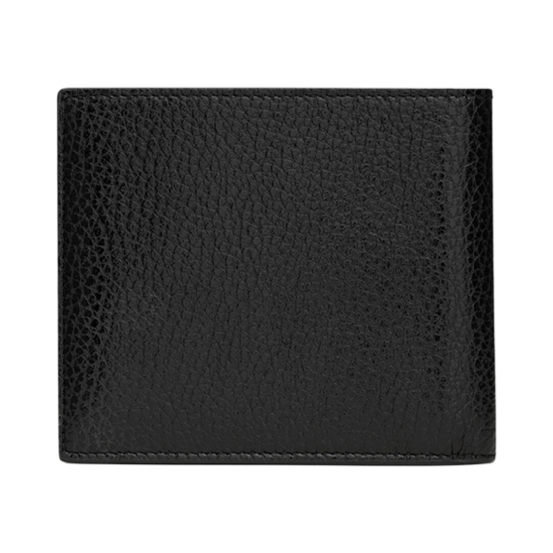 607727-AAC68-1000 Saint Laurent Tiny Cassandre East/West Wallet in Grained Leather Black - #3