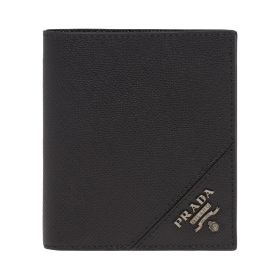 2MO004-QME-F0002 Prada Saffiano Leather Wallet Black