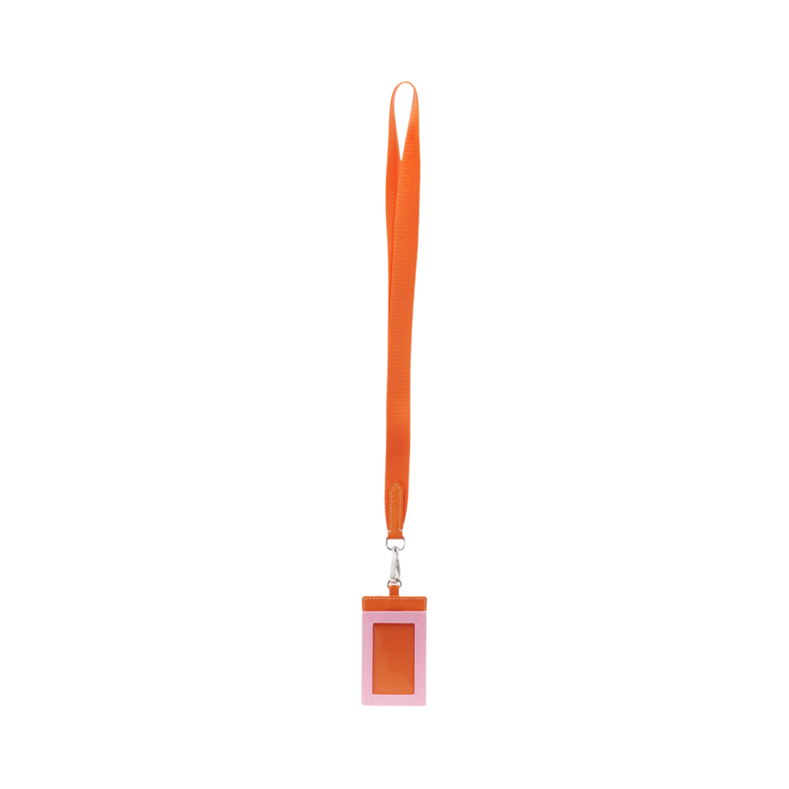 메종 키츠네 넥 카드홀더 네온 오렌지(Maison Kitsune Neck Cardholder Neon Orange) - 2