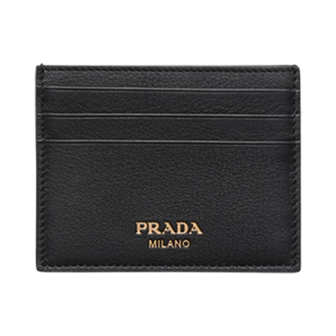2MC025-2CYS-F0002 Prada Leather Card Holder Black