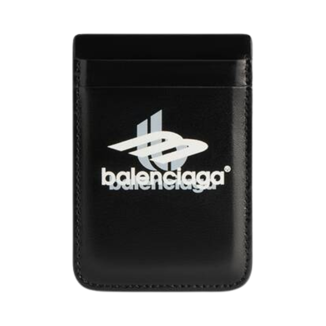 6758352AAT91090 Balenciaga Cash Magnet Card Holder Box Black