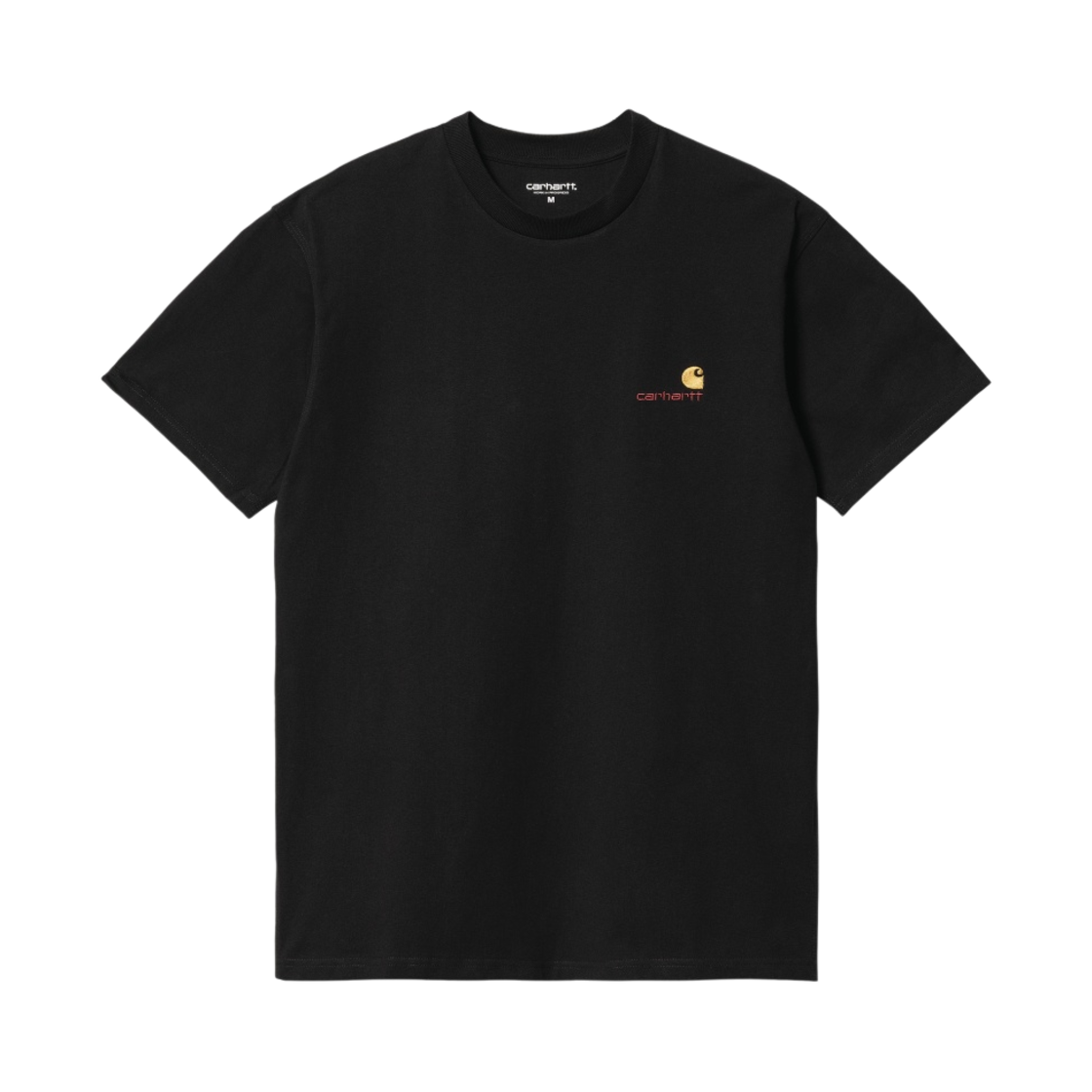 칼하트 WIP 숏슬리브 아메리칸 스크립트 티셔츠 블랙(Carhartt WIP S/S American Script T-Shirt Black)